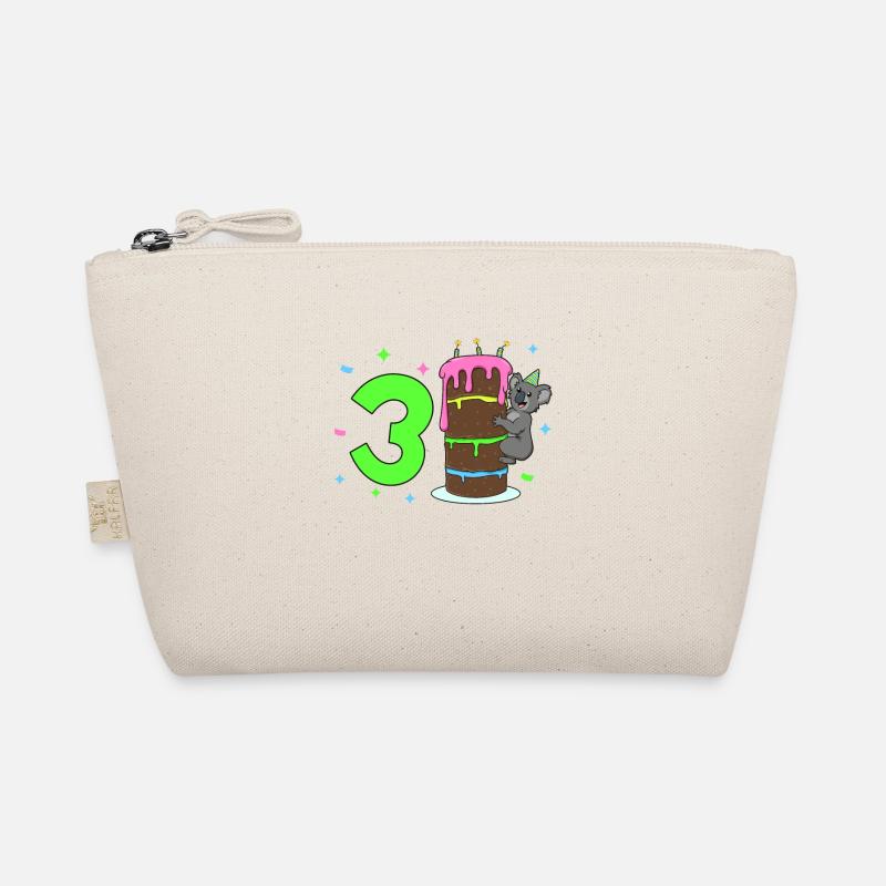 With Koala - Children's Birthday 3 Years Organic Pouch
