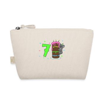 With Koala - Children's Birthday 7 Years - Organic Pouch - nature - Front