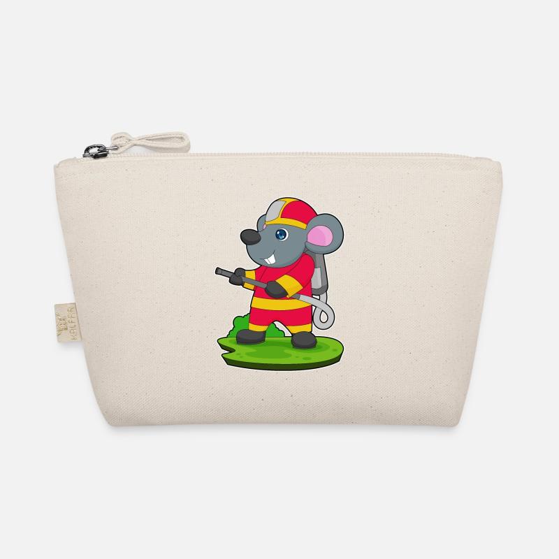 Mouse Firefighter Fire Hose Organic Pouch
