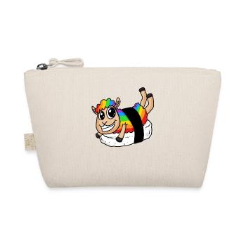 Regenbogen Sushi Schaf - Bio-Täschchen - Natur - Vorne