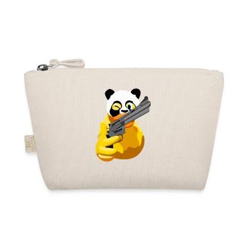 Duck Duck Duckling with Panda Gangster Style Mask - Organic Pouch - nature - Front