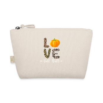 Love Fall Y'all Funny Autumn Lover Kürbis - Bio-Täschchen - Natur - Vorne