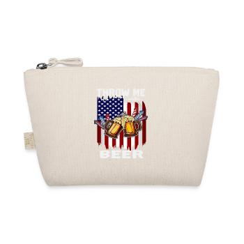 4 juillet Lancez-moi une autre bière drapeau américain - Trousse biologique - nature - Devant