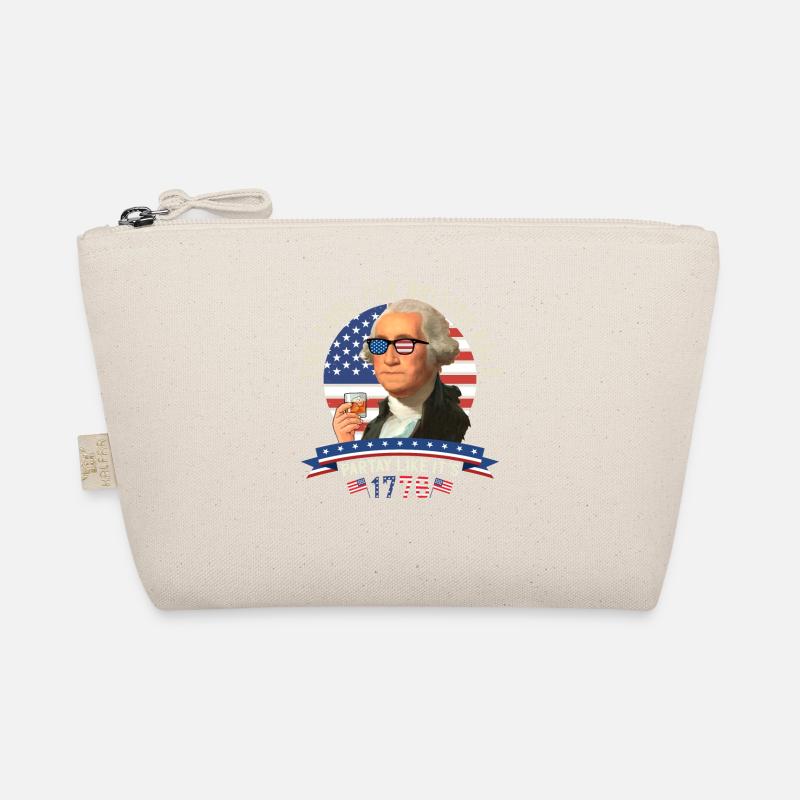 4th of July George Washington - Too Cool for Organic Pouch