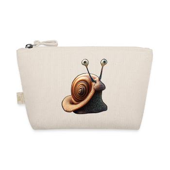Schnecke Harry - Bio-Täschchen - Natur - Vorne