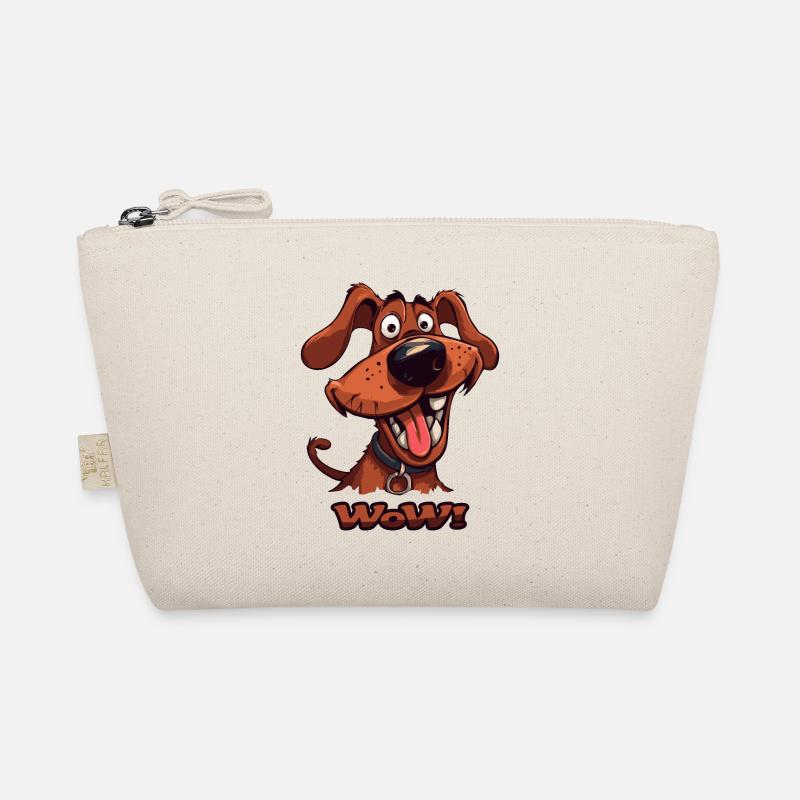 Wau Wow Funny Cartoon Dog Organic Pouch