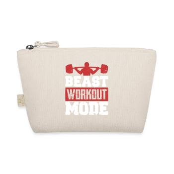 Beast Workout Mode Weight Lifting Workout Training - Bio-Täschchen - Natur - Vorne