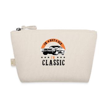 Muscle Cars Classic Retro Hotrod Vintage Car - Organic Pouch - nature - Front