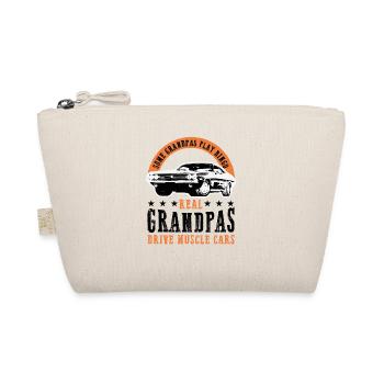 Muscle Cars Classic Retro Hotrod Vintage Car - Organic Pouch - nature - Front