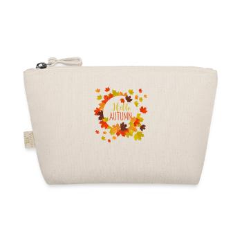 Hello Autumn Leaves Season Thanksgiving Autumn - Organic Pouch - nature - Front