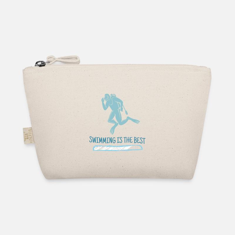 La natation est le meilleur design de plongeur rétro présent Trousse biologique