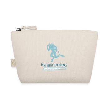 Dive With Confidence Retro Diver Designs Present - Organic Pouch - nature - Front