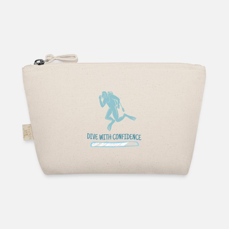 Dive With Confidence Retro Diver Designs Present Organic Pouch
