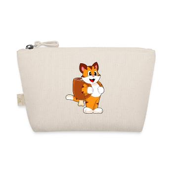 Tiger Student Backpack School - Organic Pouch - nature - Front
