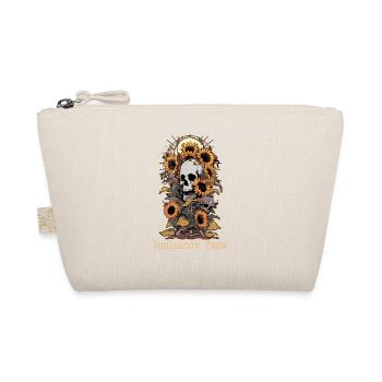Funny Skull Flower Lover Rad Technologist Humor - Organic Pouch - nature - Front