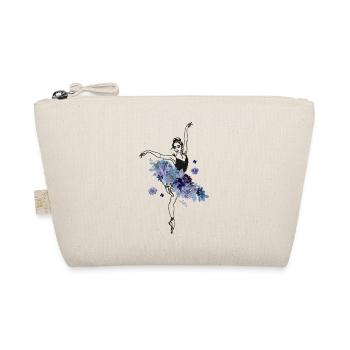 Ballet Dancer Dance Girl Ballerina - Organic Pouch - nature - Front