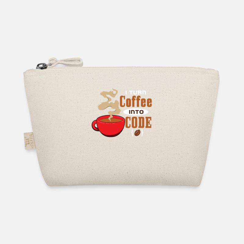 I turn coffee into code Organic Pouch