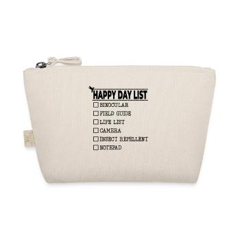 Happy Day List - Perfect Birdwatching Day Funny - Bio-Täschchen - Natur - Vorne
