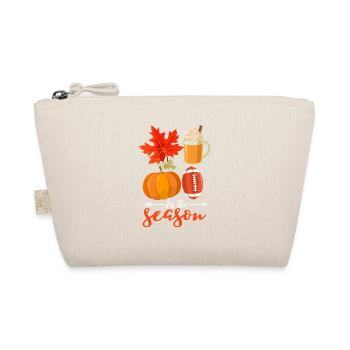 C’est la saison Football Café Latte Feuilles d’automne - Trousse biologique - nature - Devant
