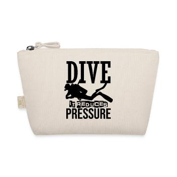 Dive, it reduces pressure - Bio-Täschchen - Natur - Vorne