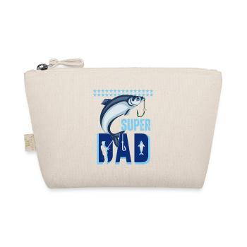 SUPER ANGLER DAD - Bio-Täschchen - Natur - Vorne