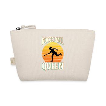 Bocce Ball Queen - Organic Pouch - nature - Front