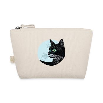 Black cat - Organic Pouch - nature - Front
