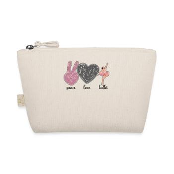 Ballet Dancer Dance Girl Ballerina - Organic Pouch - nature - Front