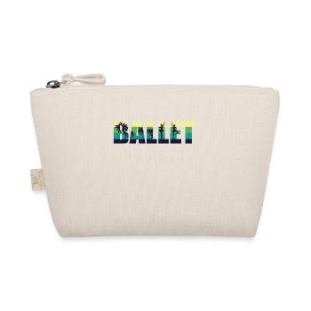 Ballet Dancer Dance Girl Ballerina - Organic Pouch - nature - Front