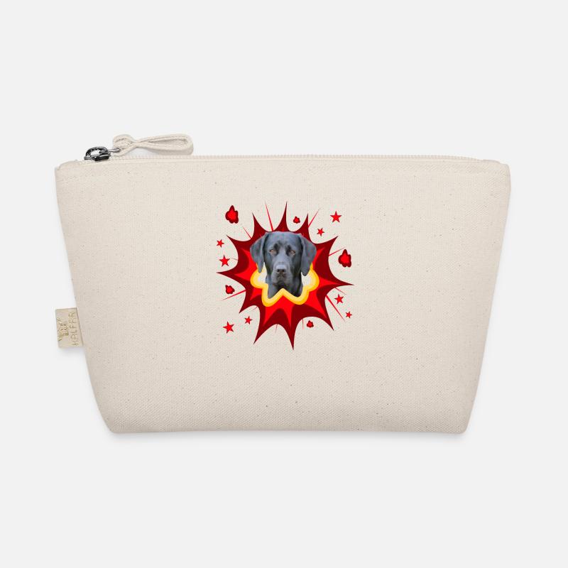 Comic Dog Design - Pow - Labrador Organic Pouch