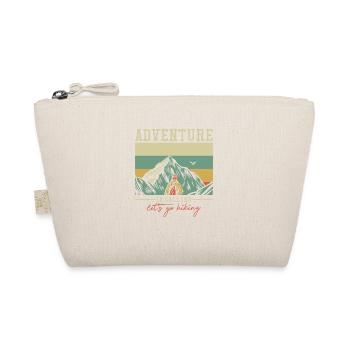 Adventure is Calling Trekking Bergwandern Hiking - Bio-Täschchen - Natur - Vorne