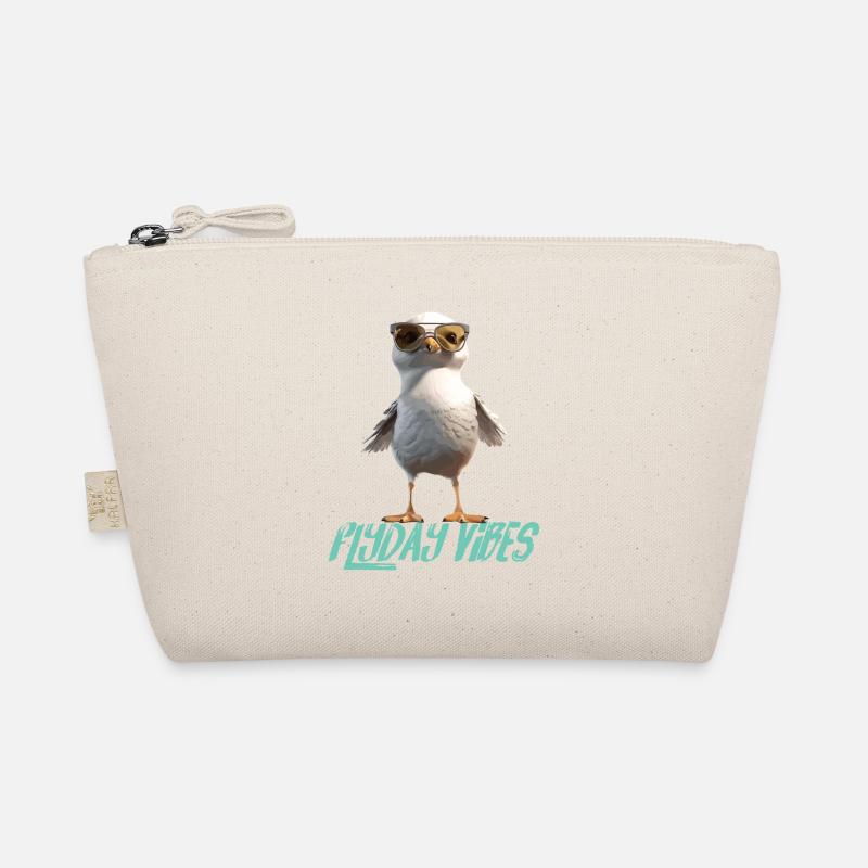 Möwe Flyday Vibes Cool Süß Sommer Urlaub Bio-Täschchen