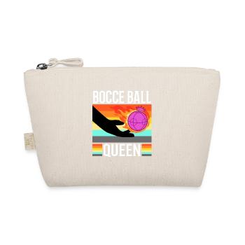Bocce Ball Queen - Organic Pouch - nature - Front