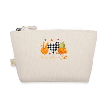Peace Love Autumn Vibes Hello Autumn Pumpkin - Trousse biologique - nature - Devant