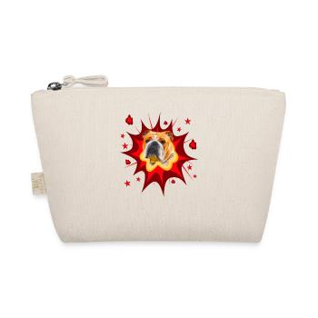 Comic Hund Design - Pow - Bulldog - Bull Dog - Trousse biologique - nature - Devant