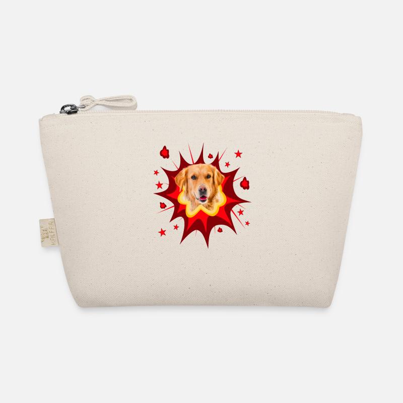 Conception de chien de bande dessinée - Pow - Golden Retriever Trousse biologique