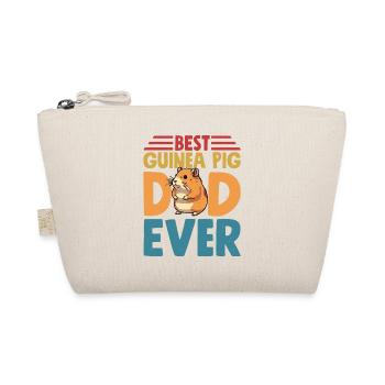 Best Guinea Pig Dad Ever Cavy Lover Rodent - Organic Pouch - nature - Front