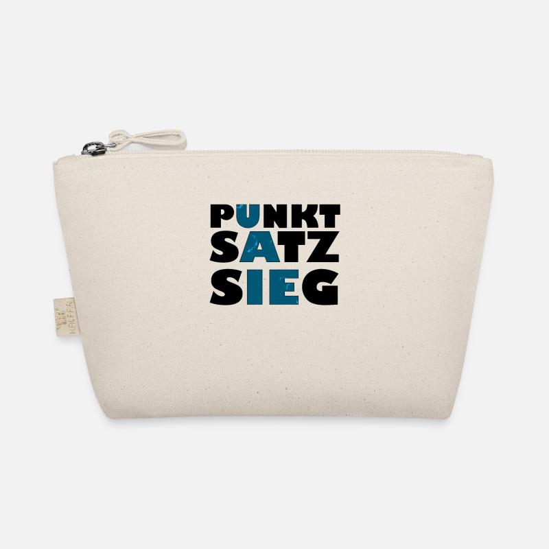 punkt satz sieg schwarz Bio-Täschchen