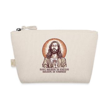 Messias Jesus Guru Typ: Fiktion Spruch - Bio-Täschchen - Natur - Vorne