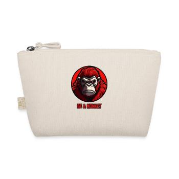 Be a monkey - Organic Pouch - nature - Front