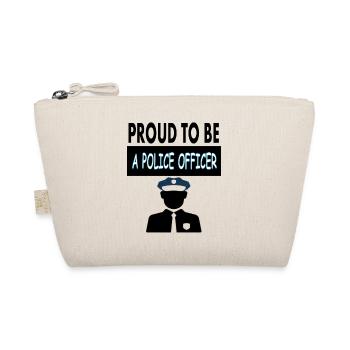 ich bin Polizist Polizei Polizeistation Geschenk - Bio-Täschchen - Natur - Vorne