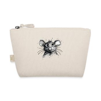 Cartoon Mouse - Organic Pouch - nature - Front