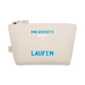 Laufen Frau joggen running - Bio-Täschchen - Natur - Vorne
