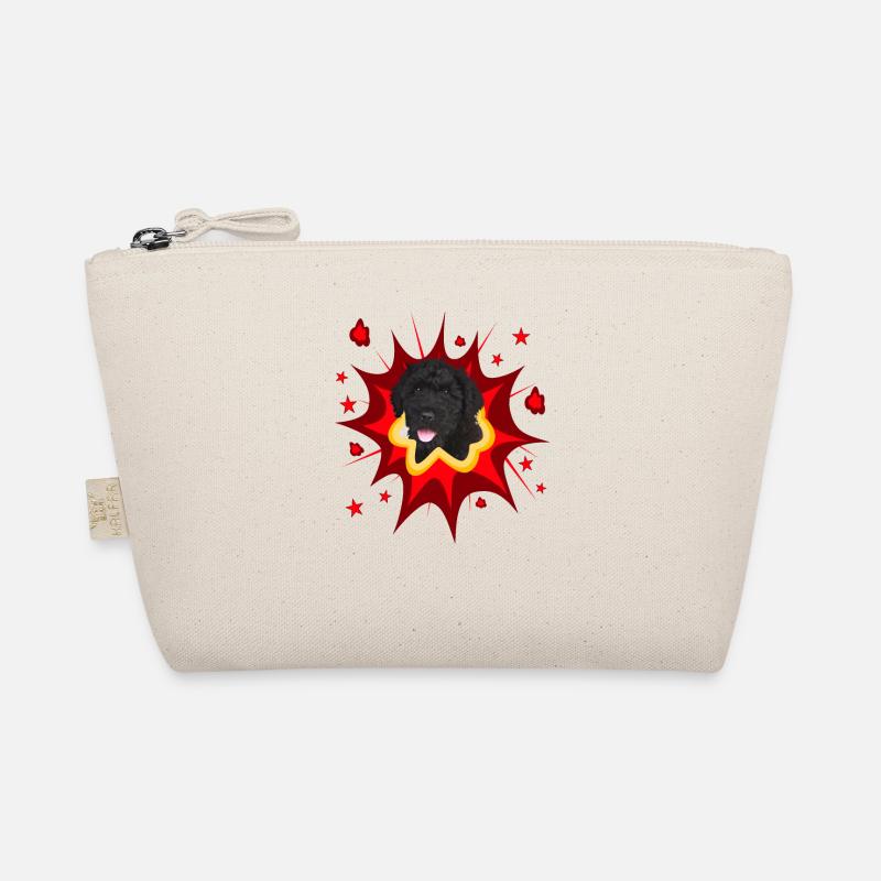 Comic Dog Design - Pow - Russian Terrier Organic Pouch