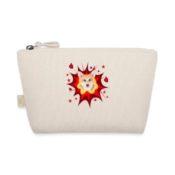 Comic Dog Design - Pow - Pembroke Welsh Corgi - Trousse biologique - nature - Devant