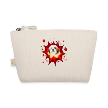 Conception de chien de bande dessinée - Pow - Lhassa Apso - Trousse biologique - nature - Devant