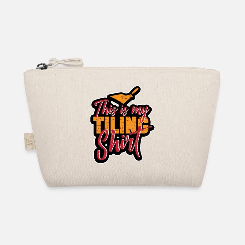 Lustiger Fliesenleger Spruch Handwerker Bio-Täschchen