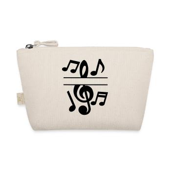 Notes de musique et bannière de texte clé - Trousse biologique - nature - Devant