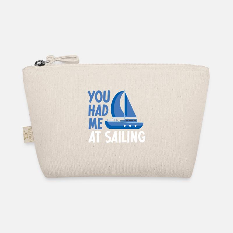 Sailing Gift Sailboat Boating Captain Organic Pouch