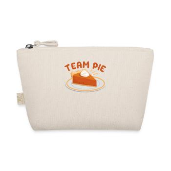 Team Pie Pumpkin Thanksgiving Day Pilgrim Autumn - Bio-Täschchen - Natur - Vorne